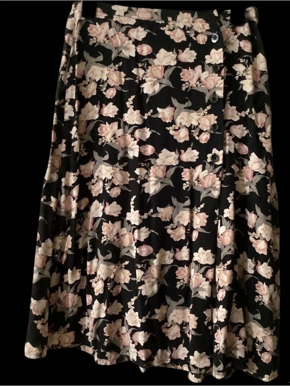 Vintage 90s  Floral Skirt By Wildlife Sportswear